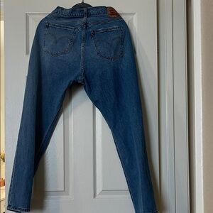 501 Curve Classic High-Rise Blue Jeans - straight leg